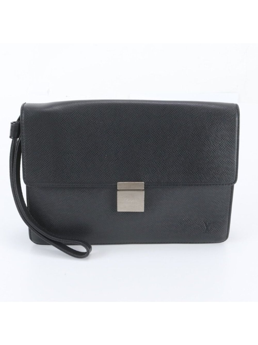 Louis Vuitton Taiga Selenga Leather Clutch Pouch Business